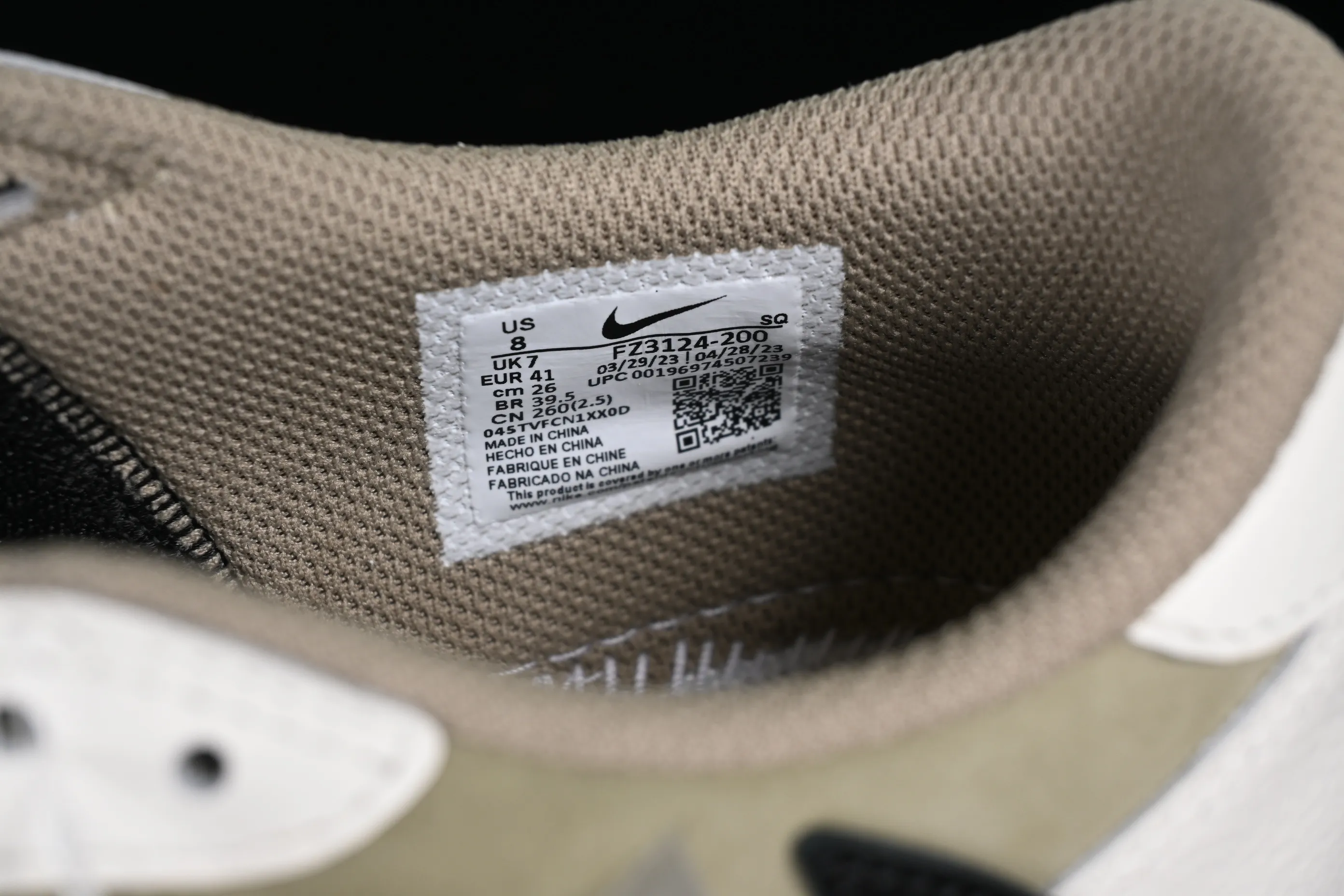 All Categories Air Jordan Jordan Series Basketball Shoes Air Jordan 1 Low LW Version Travis Scott x Air Jordan 1 Low G NRC AJ1 Joe 1 Joint Undercut FZ3124-200